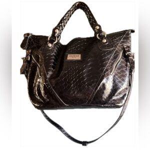 Guess Croc Weekender bag with shoulder strap.
